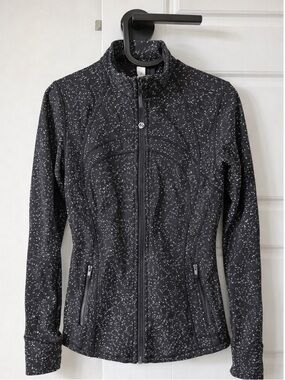 lululemon athletica Black Speckle Full-Zip Define Jacket